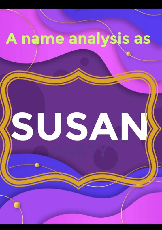 A name analysis as SUSAN 